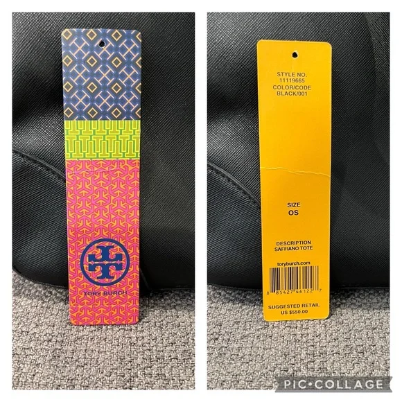 Authentic Tory Burch Large Saffiano Leather Tote - Picture 6 of 15